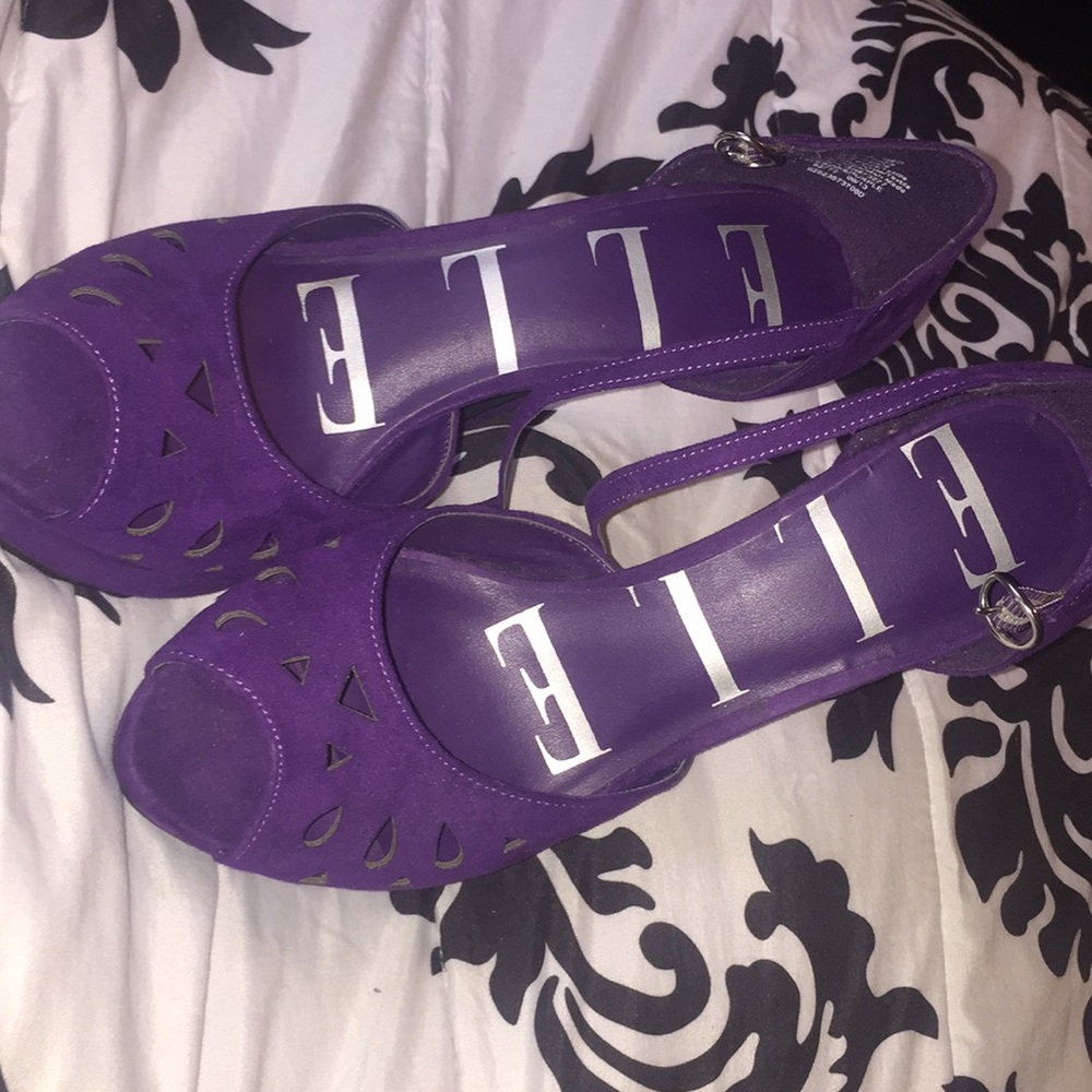 Selling these purple heels from Elle! - Picture 2 of 2